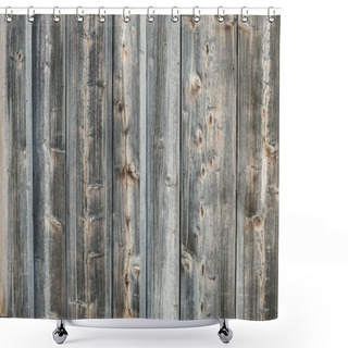Personality  Old Rough Discolored Wooden Texture. Shower Curtains