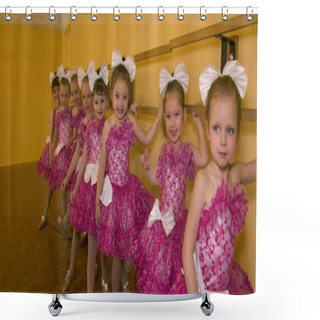 Personality  A Group Of Young Dancers Shower Curtains