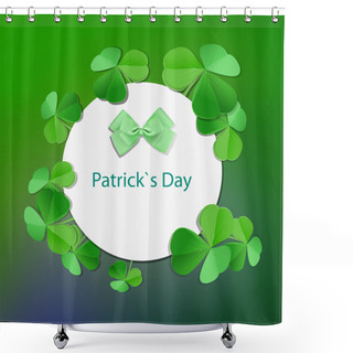 Personality  St. Patrick's Day Card Shower Curtains