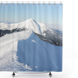 Personality  Snow Shower Curtains