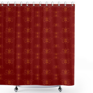 Personality  Vector Vintage Background. Vector Illustration.  Shower Curtains