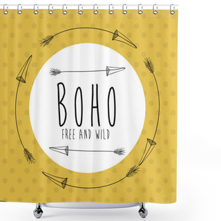 Personality  Boho Style Design Shower Curtains