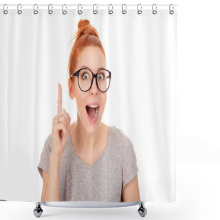 Personality  Woman Who Just Came Up With Idea Shower Curtains