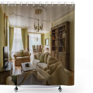 Personality  Living Room Interior Shower Curtains