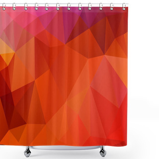 Personality  Red Abstract Background Shower Curtains