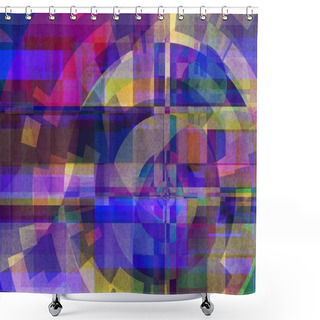 Personality   Abstract Style Graphic Design Art Background   - Fractal Art   Shower Curtains