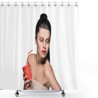 Personality  Coffee To Go Shower Curtains