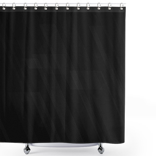 Personality  Abstract Lines Pattern Technology On Black Gradients Background. Vector Illustration Shower Curtains