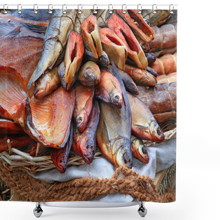 Personality  Smoked Fish Shower Curtains