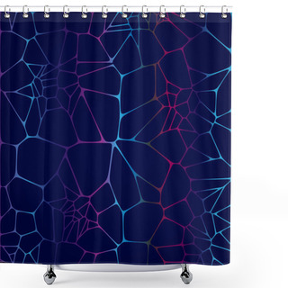 Personality  Vector Abstract Background.  Vector Illustration. Shower Curtains