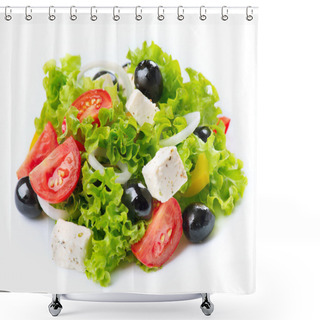 Personality  Greek Salad Shower Curtains