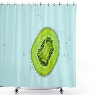 Personality  Fresh Kiwi Slice Shower Curtains
