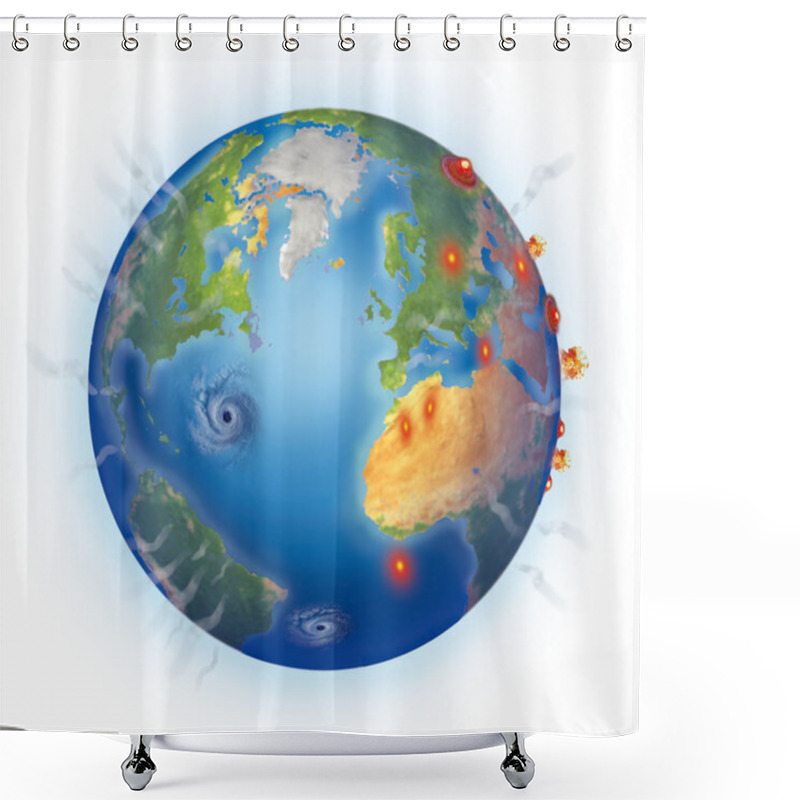 Personality  The Earth Shower Curtains
