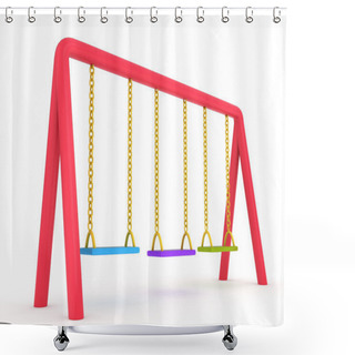 Personality  Swing Shower Curtains