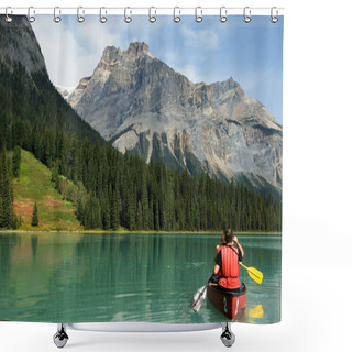 Personality  Emerald Lake Shower Curtains