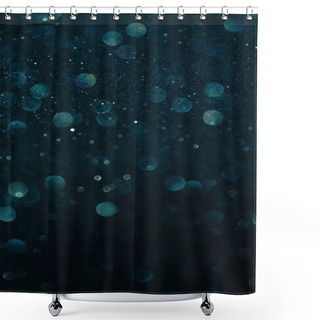 Personality  Bokeh Lights Background Shower Curtains