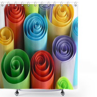 Personality  Paper Rolls Shower Curtains
