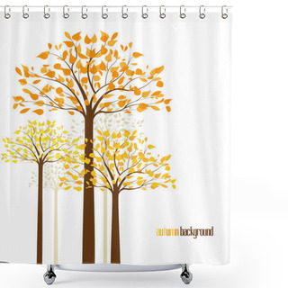 Personality  Trees 10 Shower Curtains