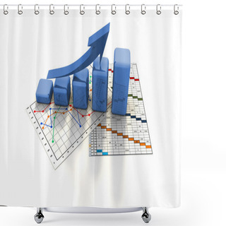 Personality  Business Finance Chart, Graph, Diagram, Shower Curtains