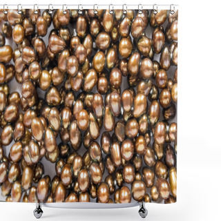 Personality  Yellow Pearl Shower Curtains