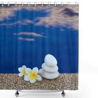 Personality  Three Stones Shower Curtains