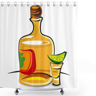 Personality  Tequila Shower Curtains