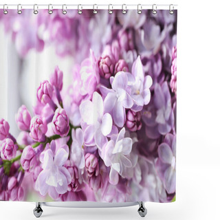 Personality  Purple Lilac Flowers Shower Curtains