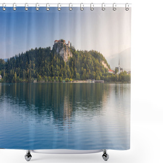 Personality  Bled Lake, Slovenia, Europe Shower Curtains