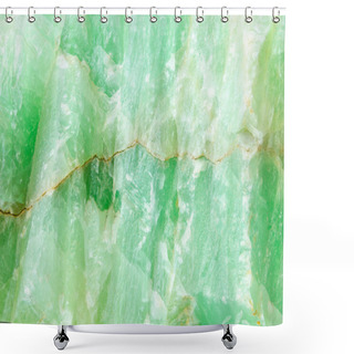 Personality  Natural Of Jade Surface. Shower Curtains