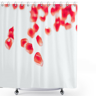 Personality  Scattered Pomegranate Seeds  Shower Curtains