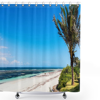 Personality  Landscape Of Beautiful Beach Shower Curtains