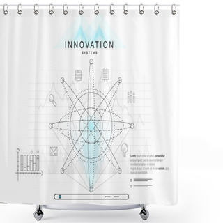 Personality  Future Technics Innovation Systems Layouts In Polygonal Contour  Shower Curtains