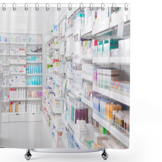 Personality  Pharmacy Interior Shower Curtains