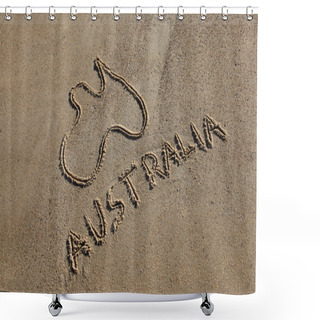 Personality  Australia Shower Curtains
