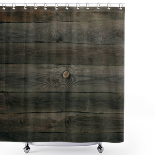 Personality  Wooden Planks Texture   Shower Curtains