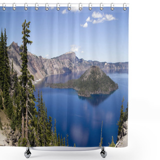 Personality  Crater Lake Shower Curtains