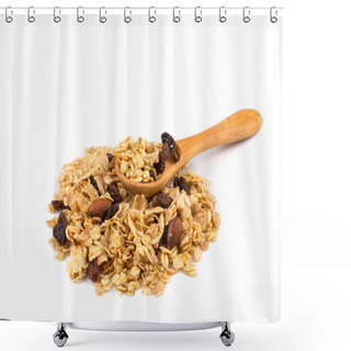 Personality  Breakfast Cereals On White Shower Curtains