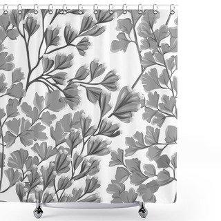 Personality  Floral Seamless Pattern, Background With Spring Flowers.  Shower Curtains