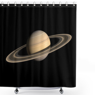 Personality  Planet Saturn Shower Curtains