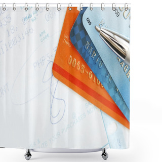 Personality  Credit Cards Shower Curtains