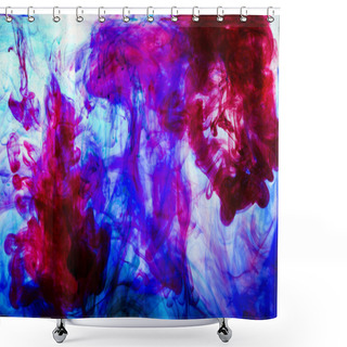 Personality  Diffusion Of Ink Shower Curtains