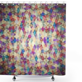 Personality  Retro Vector Seamless Pattern. Shower Curtains