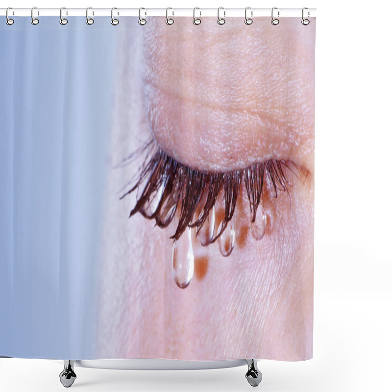 Personality  Weeping Woman Shower Curtains