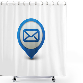 Personality  Email Icon Shower Curtains