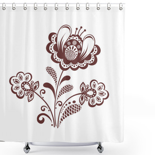 Personality  Vintage Bouquet Shower Curtains