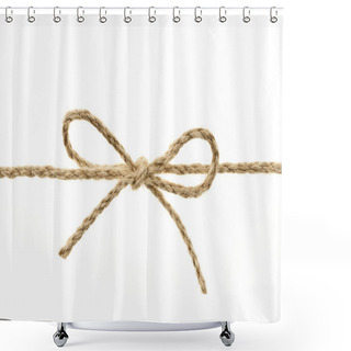 Personality  String Tied In A Bow Shower Curtains