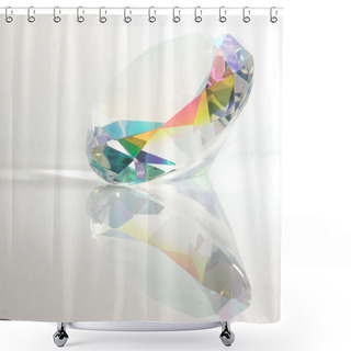 Personality  Faceted Mystic Topaz Gemstone Shower Curtains