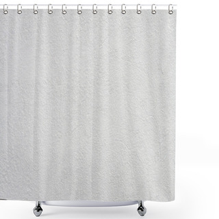 Personality  The White Plastered Wall Shower Curtains