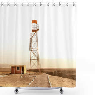 Personality  Desert Watchtower In Nazca Shower Curtains