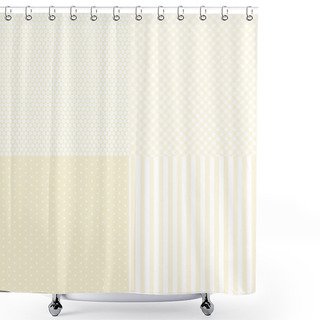 Personality  Retro Backgrounds Set Shower Curtains